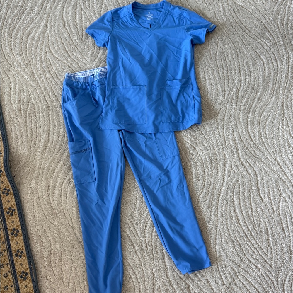 Med Couture Ceil Blue Scrub Set XS/S